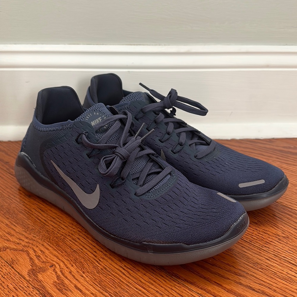 Navy Blue Nike Free Mens Size 8.5